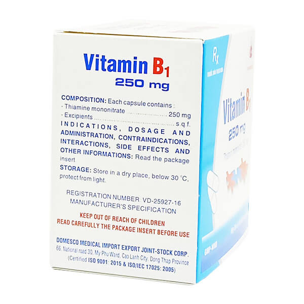 Vitamin B1 250mg Domesco