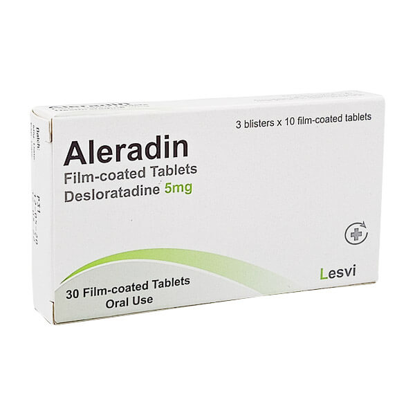 Aleradin 5mg (Hộp 3 vỉ x 10 viên)