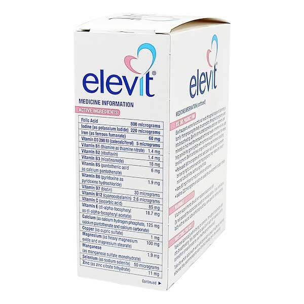 Elevit Pre-conception & Pregnancy - Bổ sung DƯỠNG CHẤT cho mẹ bầu