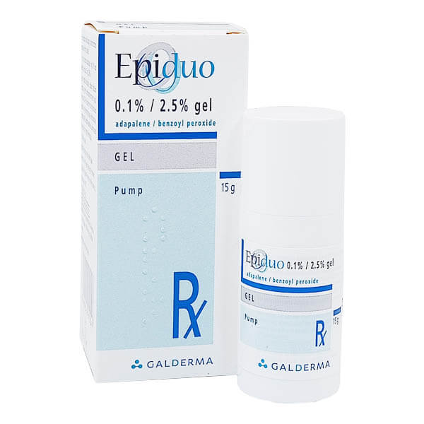 Epiduo 0.1%/2.5% gel - Đặc trị mụn trứng cá