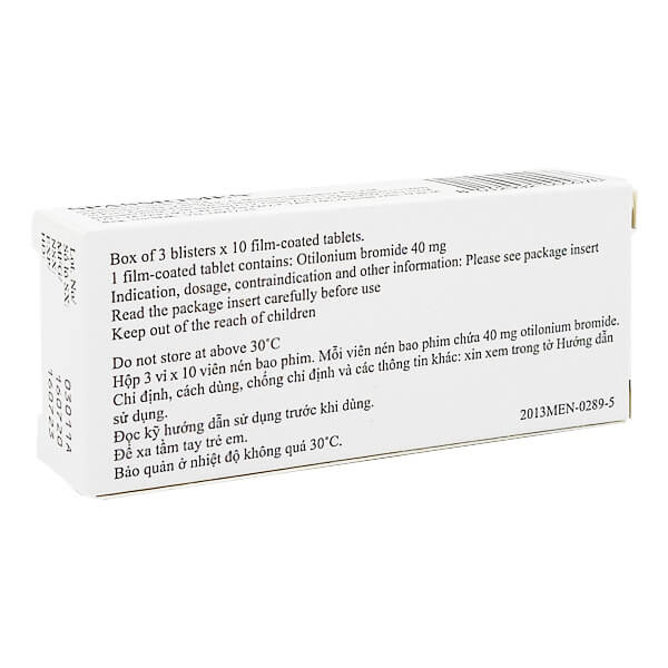 Spasmomen 40mg - Đánh bại chứng đại tràng kích thích