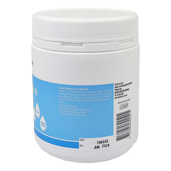 Healthy Care Ultimate Omega 3-6-9 - Bảo vệ tim mạch