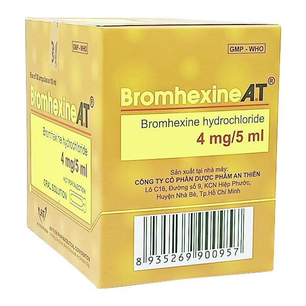 Bromhexine A.T 4mg/5ml