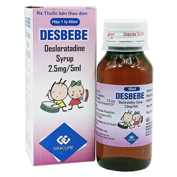 Siro Desbebe 2.5mg/5ml - Giảm ngay VIÊM MŨI DỊ ỨNG