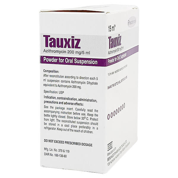 Tauxiz 15ml - KHÁNG SINH trị nhiễm khuẩn hô hấp