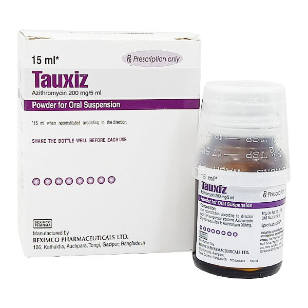 Tauxiz 15ml - KHÁNG SINH trị nhiễm khuẩn hô hấp