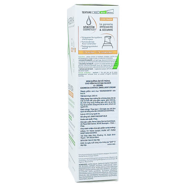 A-derma Exomega Control Emollient cream