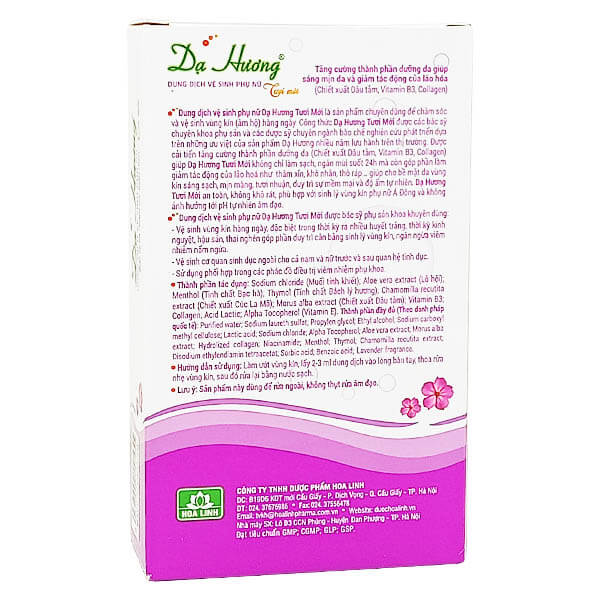 Dung dịch vệ sinh phụ nữ Dạ Hương (Lavender)