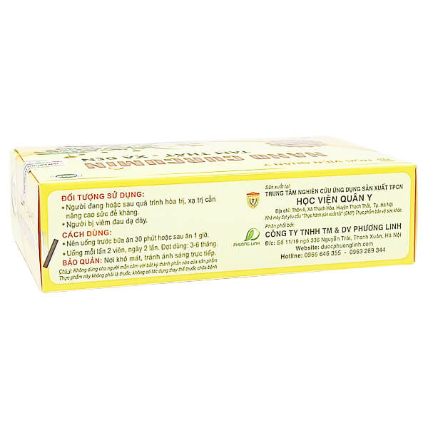 Nano Curcumin Tam thất - Xạ đen