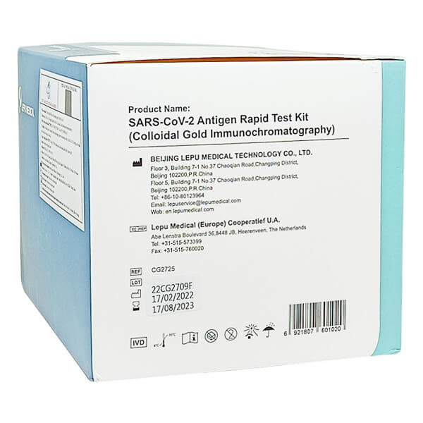 SARS-CoV-2 Antigen Rapid Test Kit - Lepu Medical