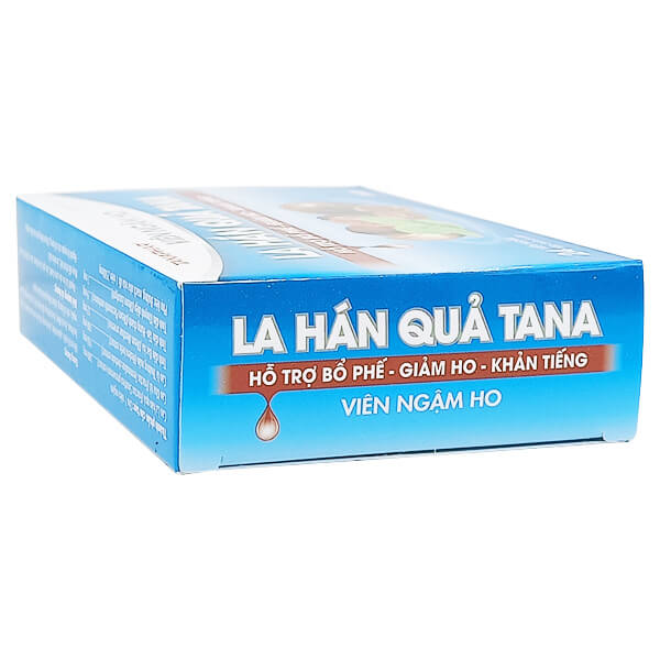 Viên ngậm ho La Hán Quả Tana - Giảm ho, đau họng