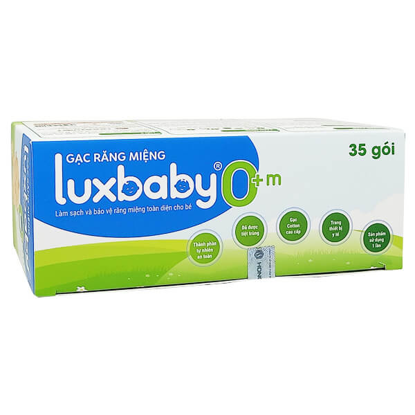 Gạc răng miệng Luxbaby