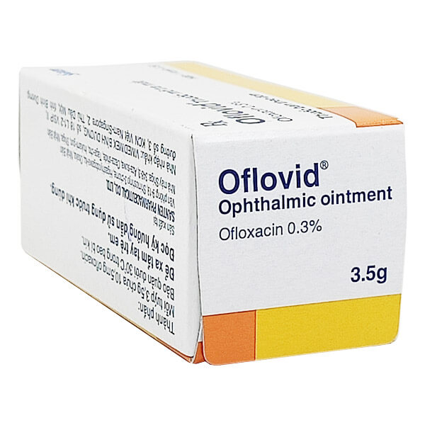 Thuốc mỡ tra mắt Oflovid 0,3%