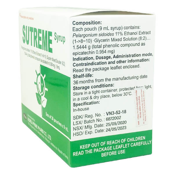 Sutreme syrup