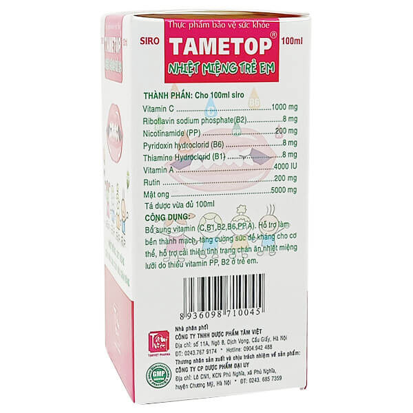 Siro Tametop 100ml