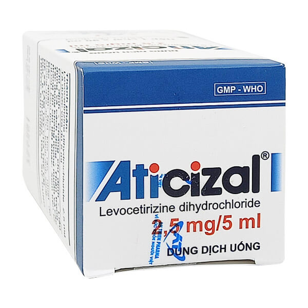 Aticizal 2,5mg/5ml - Giảm ngay VIÊM MŨI DỊ ỨNG