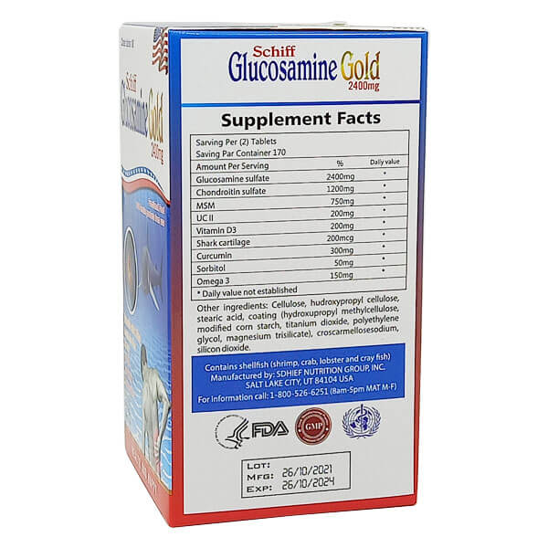 Schiff Glucosamine Gold 2400mg