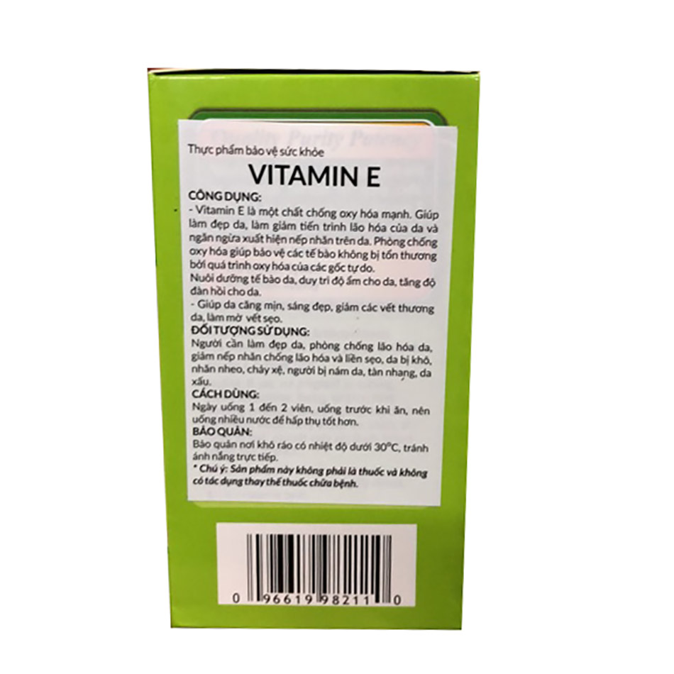 Vitamin E 500 I.U Collagen +C