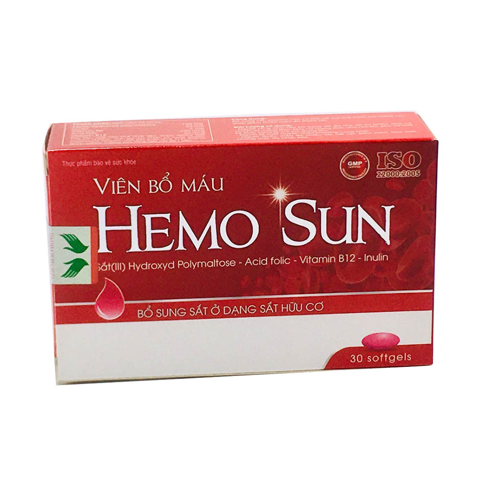 Viên Bổ máu Hemo Sun