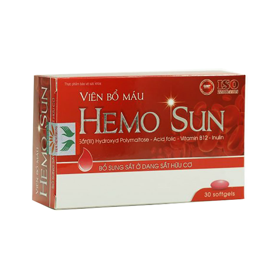 Viên Bổ máu Hemo Sun