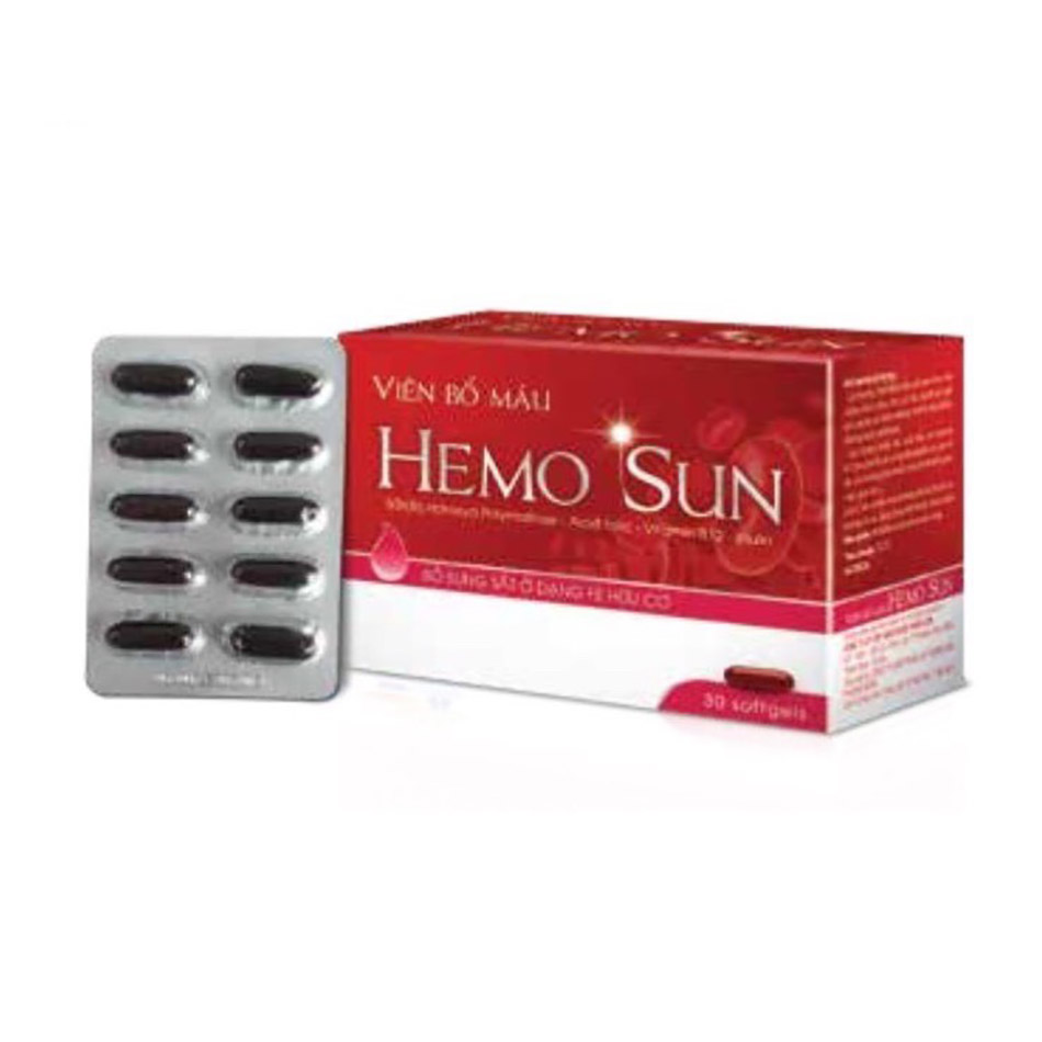 Viên Bổ máu Hemo Sun