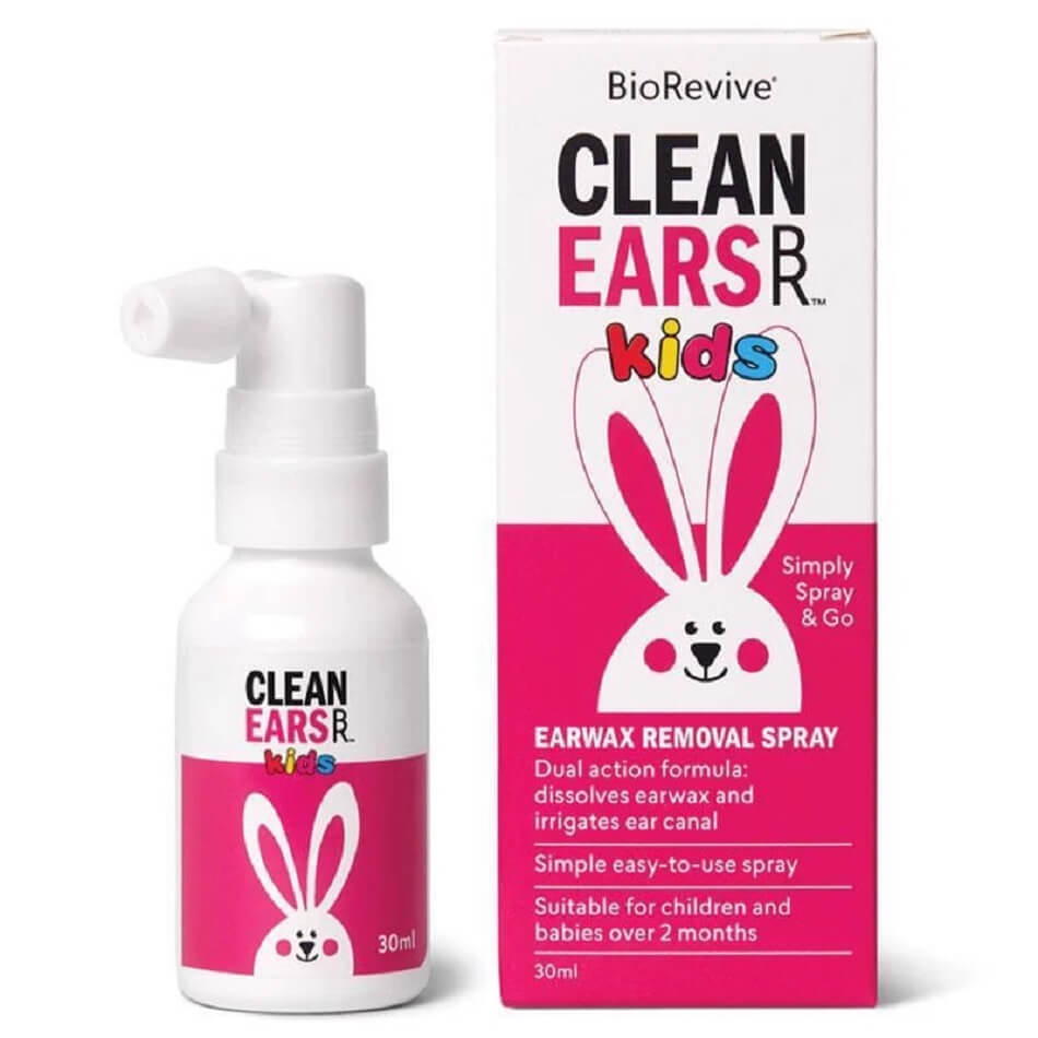 Xịt tan ráy tai Clean Ears Kids 30ml