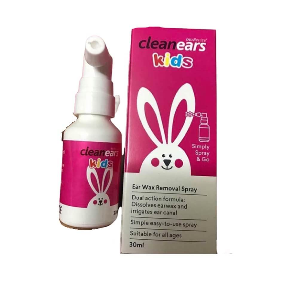 Xịt tan ráy tai Clean Ears Kids 30ml