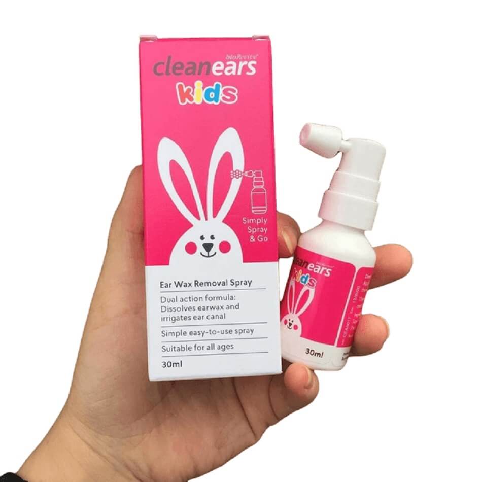 Xịt tan ráy tai Clean Ears Kids 30ml