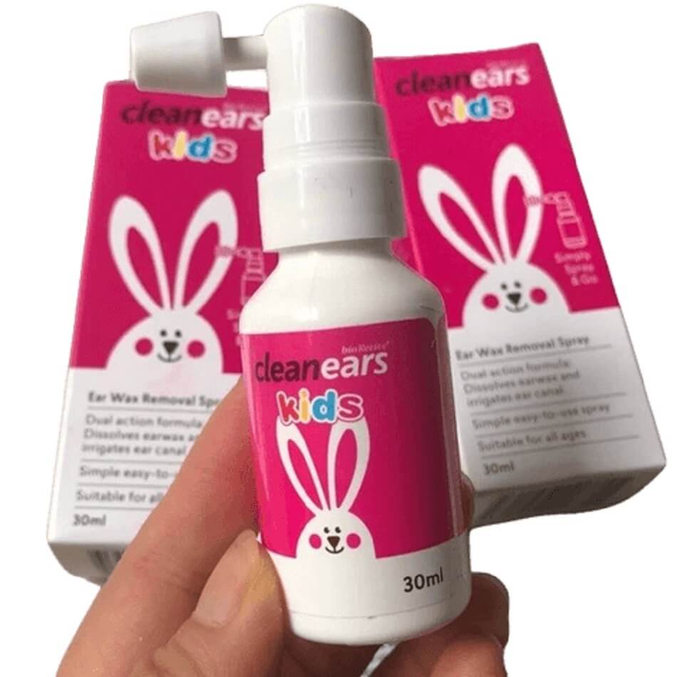 Xịt tan ráy tai Clean Ears Kids 30ml