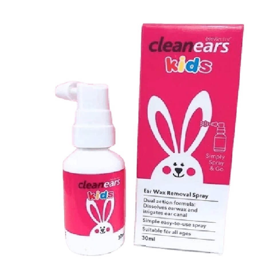 Xịt tan ráy tai Clean Ears Kids 30ml