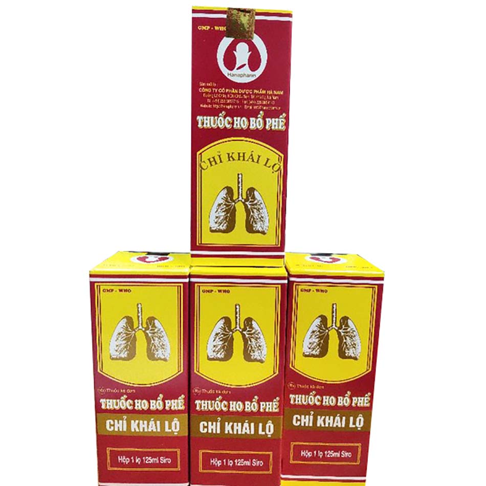 Thuốc ho bổ phế chỉ khái lộ Hà Nam 125ml