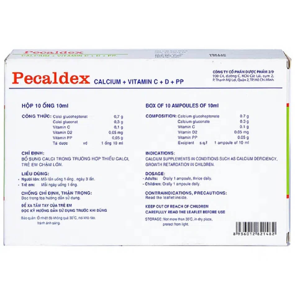 Pecaldex 10ml