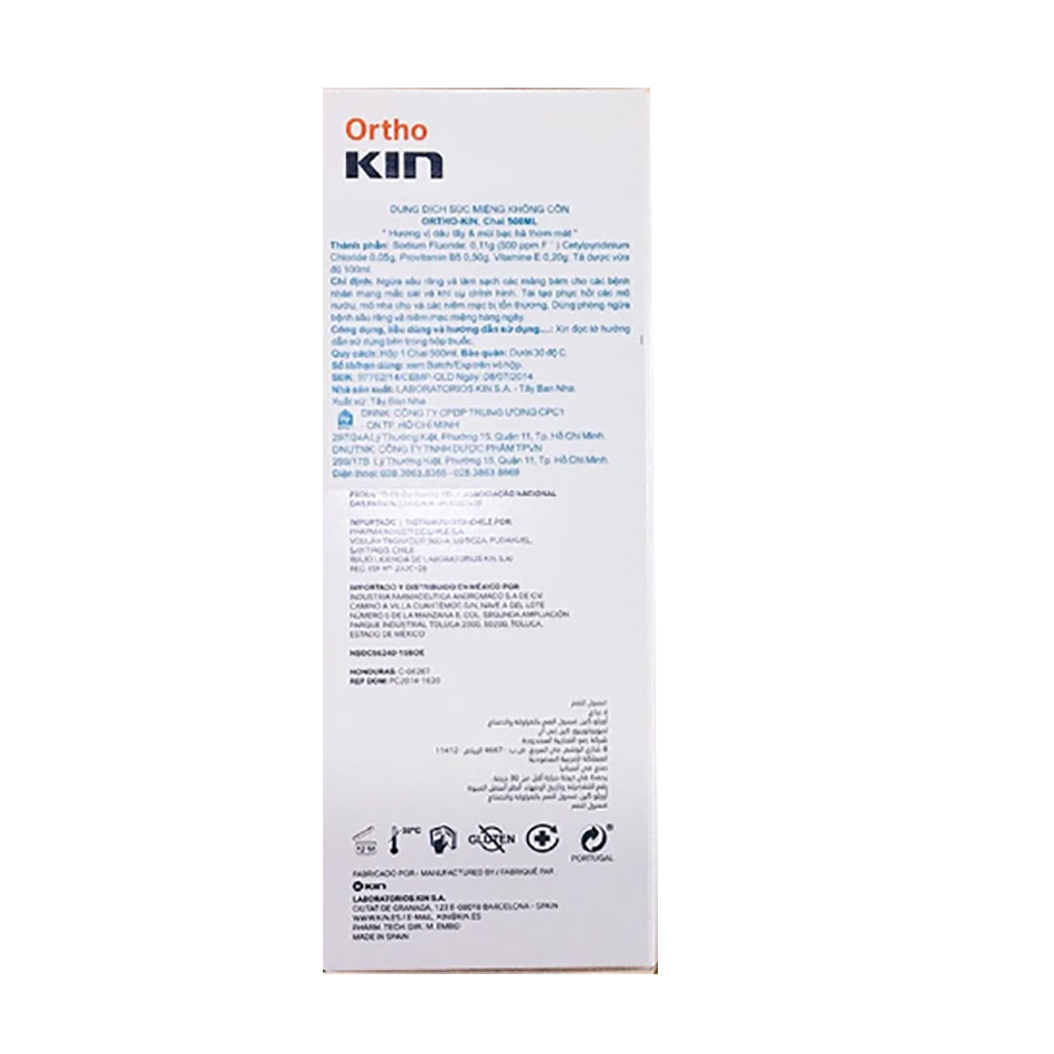 Nước súc miệng Ortho Kin