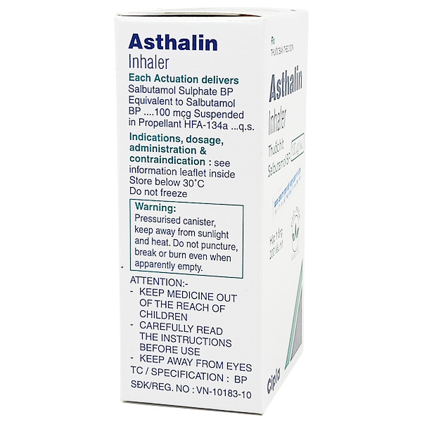 Asthalin Inhaler 200 liều