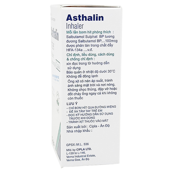 Asthalin Inhaler 200 liều