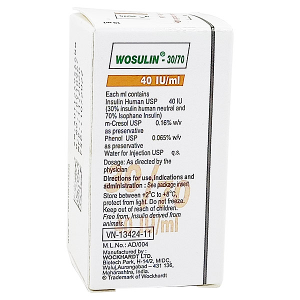 Wosulin 30/70 40IU/ml