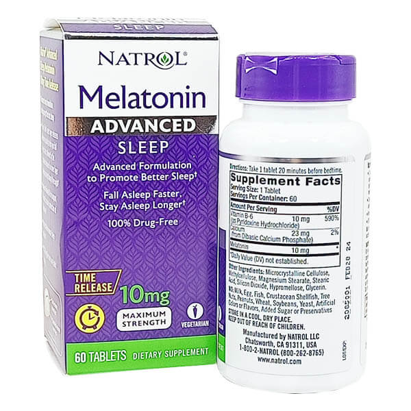 Natrol Melatonin Advanced Sleep 10mg